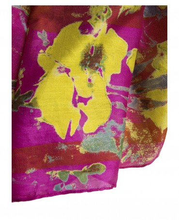 Палантин Женский SN40-PRINTEMPS/FUCHSIA